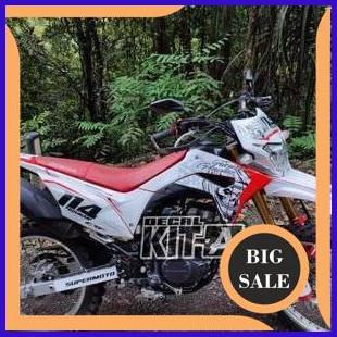 Decal CRF 150 L full body motif putih tengkorak 1M4R23 sparepart