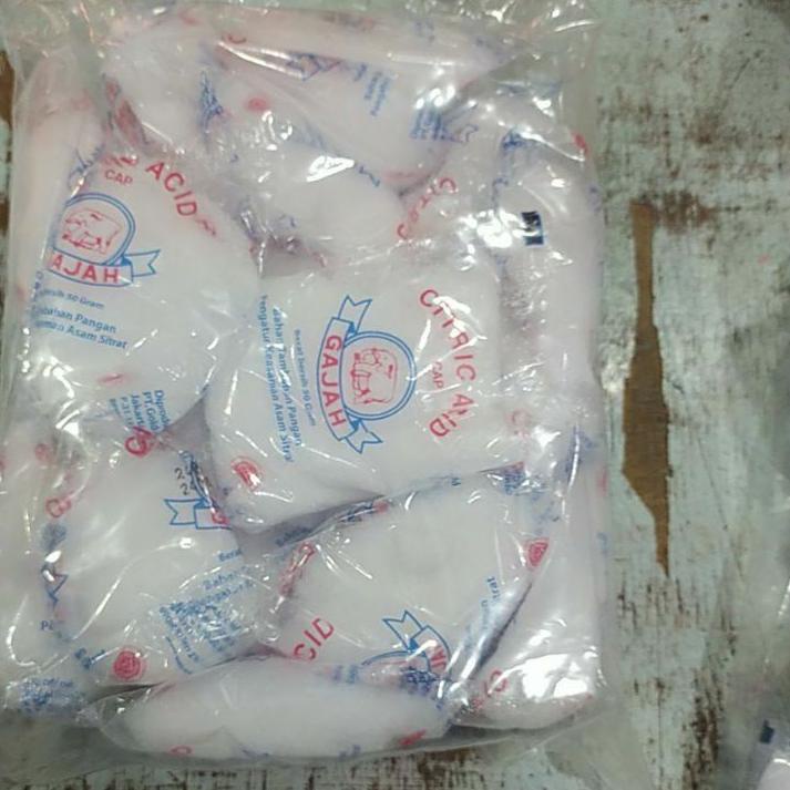 

✸ Citrun cap Gajah 1pak isi 20bungkus @50 gr - Citric Acid ⅍