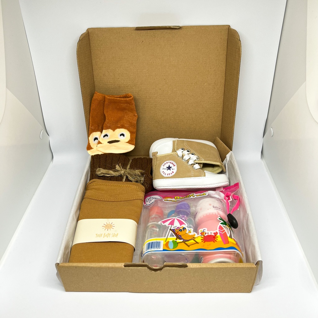YBS Premium Hampers Bayi 5 in 1 Kado Lahiran Bayi Perlengkapan Bayi Newborn Unisex Baby Giftset