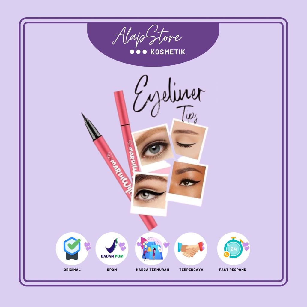 Marshwillow Black Forest Liquid Eyeliner by Natasha Wilona