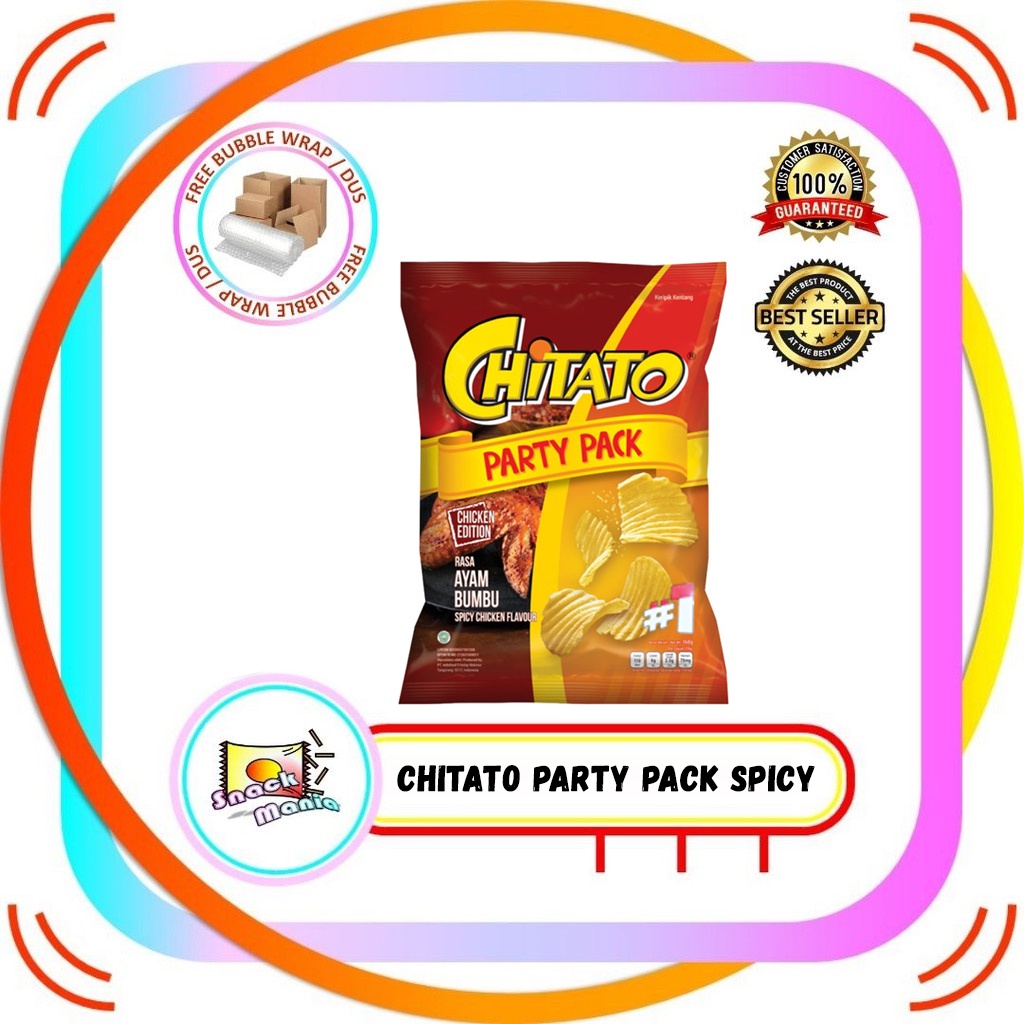 

Chitato PARTY PACK Ayam Bumbu Spicy 168 gr Chicken Spicy