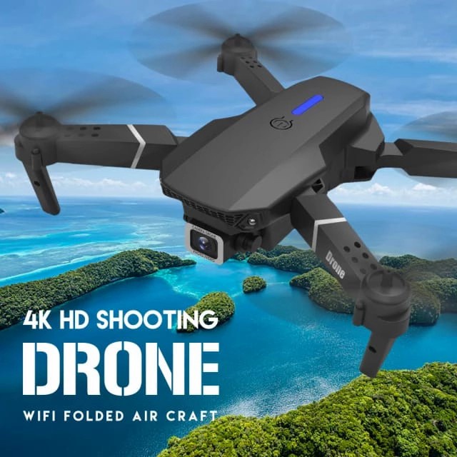 Mini Drone Camera Murah Q12 4K 2 Camera