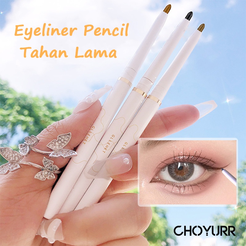 【COD】Eyeliner Pensil Waterproof / Eyeliner Pencil Tahan Lama Makeup / Eyeliner Non Smudge /  Eyeliner Tahan Air Tidak Memudar-CH