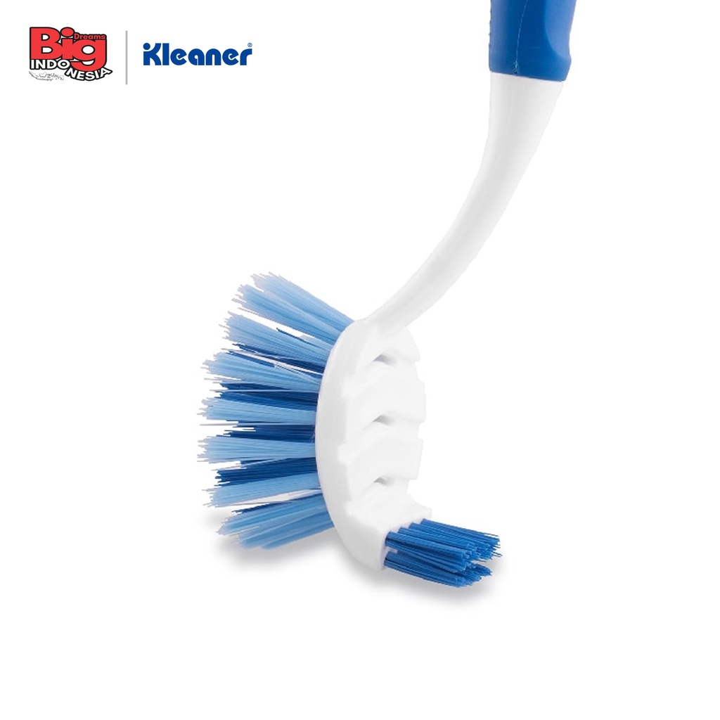 Sikat Kloset Gagang Panjang Karet Lembut Bathroom Brush 45 Cm Pembersih Kamar Mandi Serbaguna Kleaner K19011