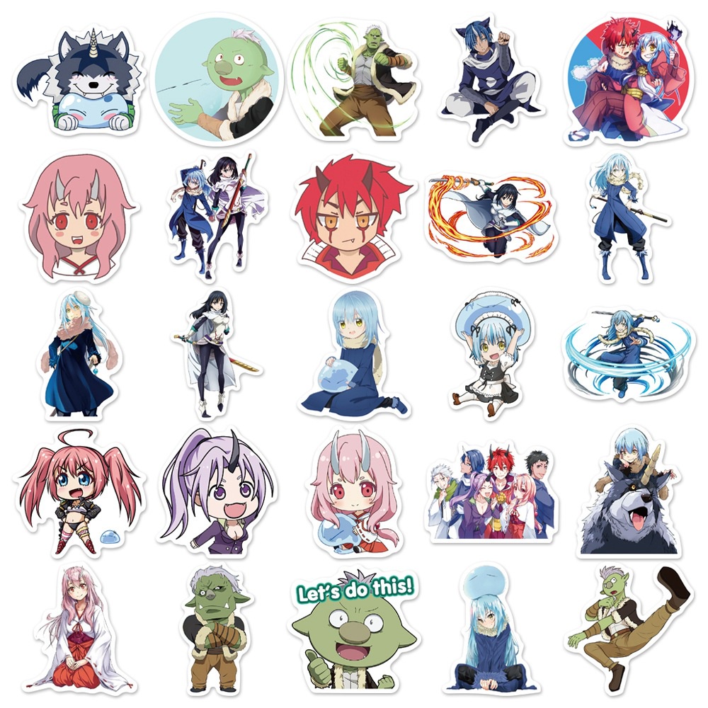 SLM001 – Sticker / Stiker Anime Jepang That Time I Got Reincarnated as a Slime / Tensei Shitara Slime Datta Ken