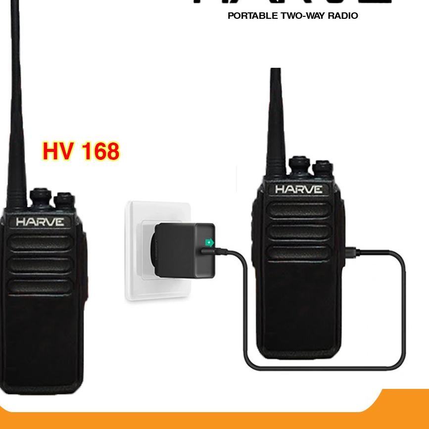 ♫ Handy Talkie Harve HV-168 / HT HARVE-168 HT Harve 168 Usb Charge Single Band ◄