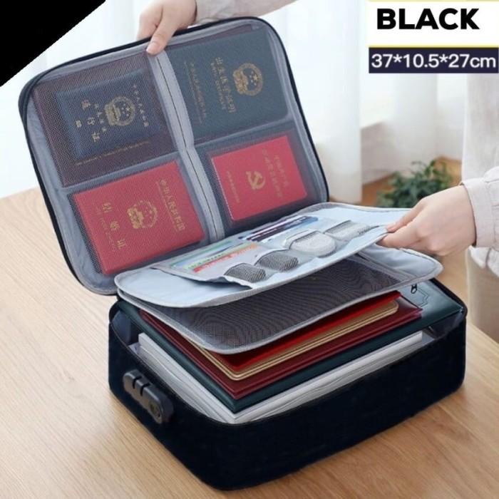 famlytoys TAS DOKUMEN GEMBOK tas berkas tas paspor surat tas gembok