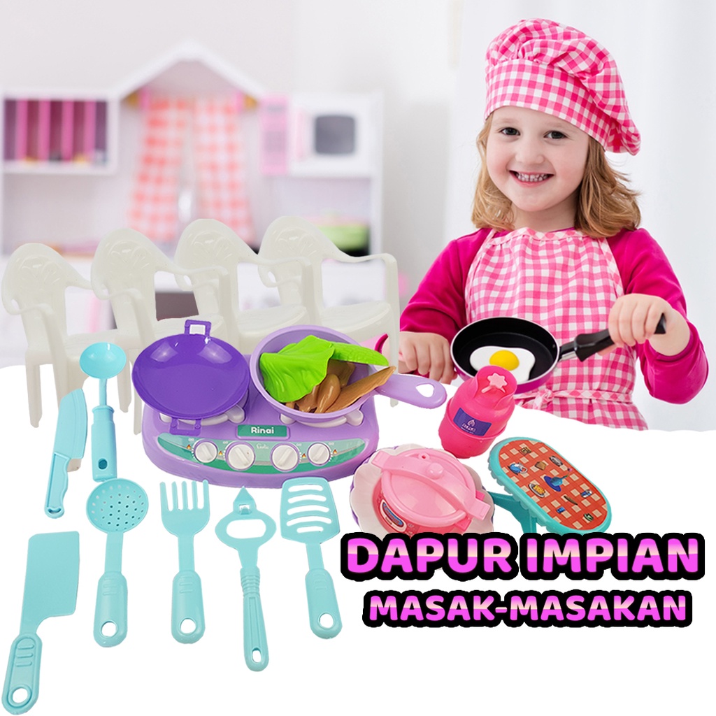 Mainan Cooking Dapur Impian / Mainan Edukatif / Set Mainan Memasak 105