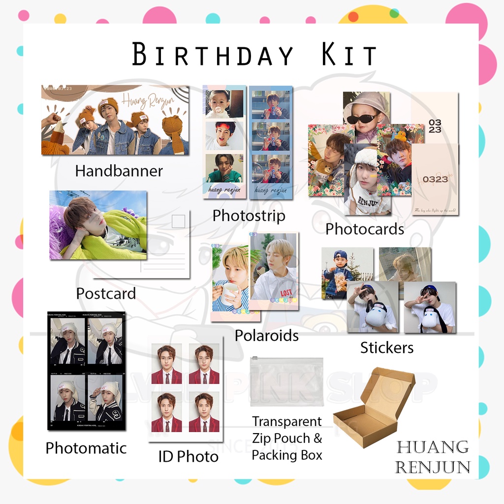 Birthday Kit NCT Dream Renjun Fankit Goods