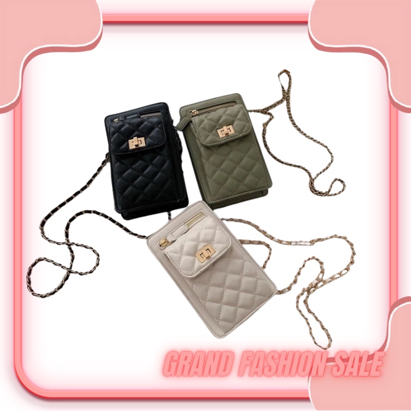 [LOKAL] DOMMO - D1505 Tas NAURA Tas handphone terbaru/tas selempang wanita