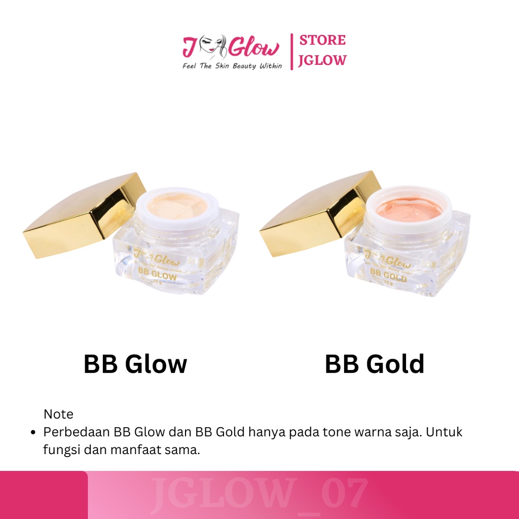RB JGLOW BB Glow Day Cream (HD) Natural Perawatan Wajah Normal Kusam BPOM
