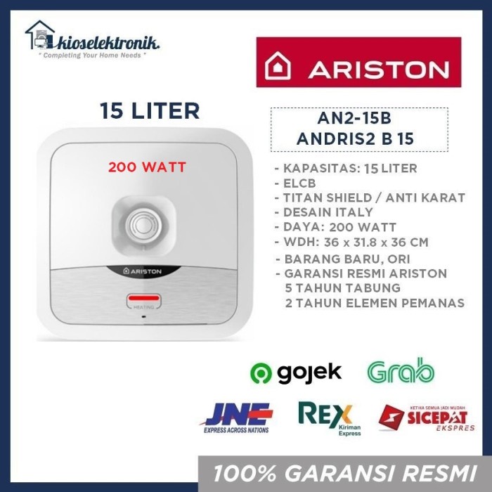 Ariston Andris 2 B 15 - AN2 15B Water Heater Ariston 15L Andris2 B 15