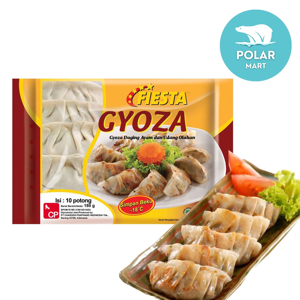 Fiesta Gyoza Daging Ayam dan Udang Olahan 180 Gram (FROZEN FOOD BANDUNG)