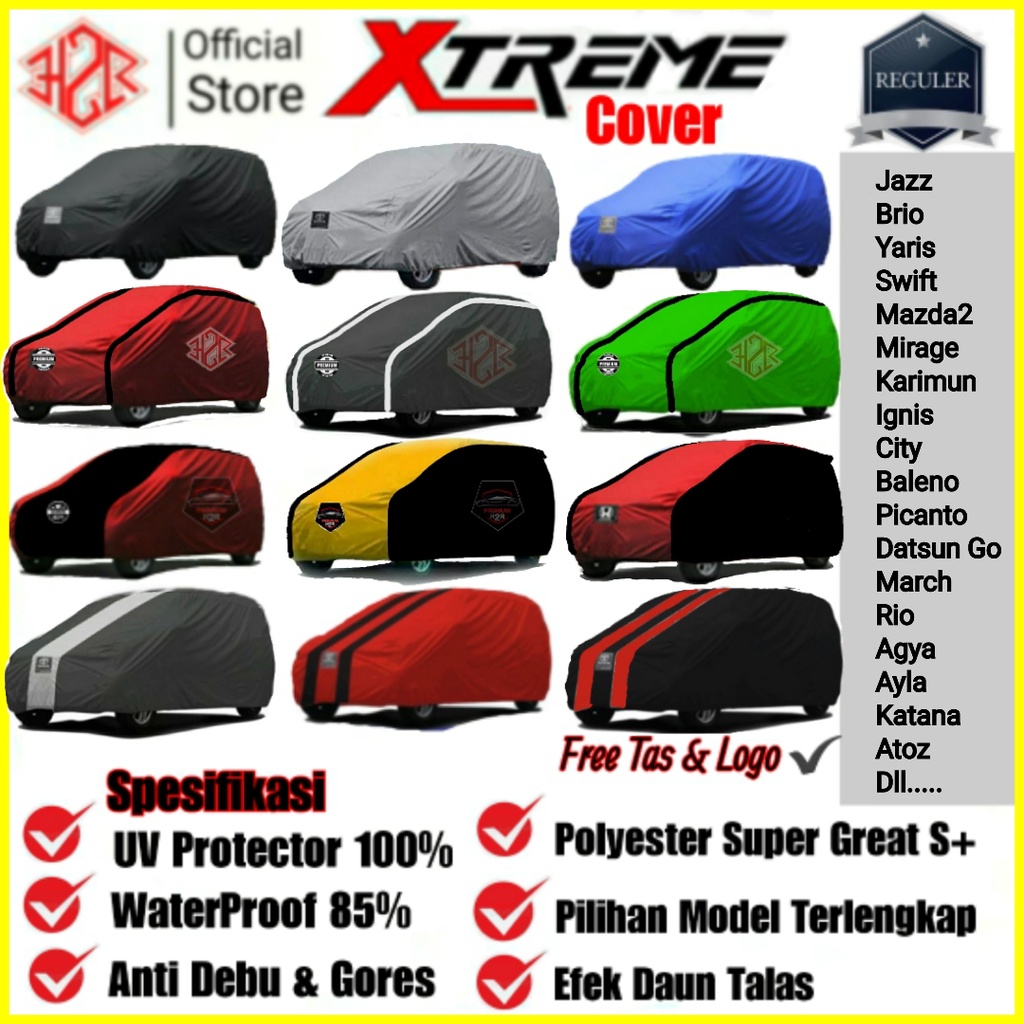 Cover Mobil Jazz, Sarung Mobil Jazz, Cover Mobil Brio, Sarung Mobil Brio, Cover Mobil Yaris, Sarung Mobil Yaris, Cover Mobil Ayla, Cover Mobil Agya