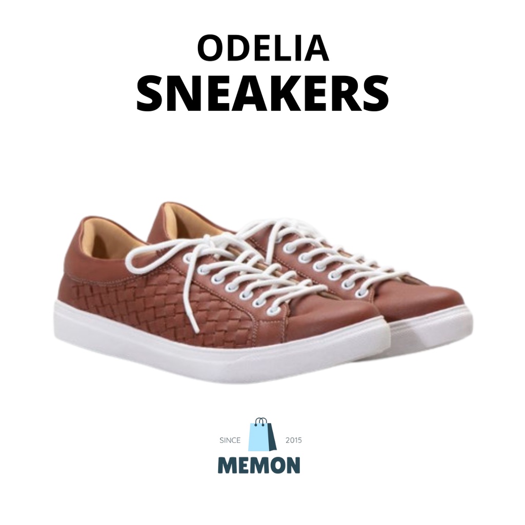 Odelia Sneakers Tan - Sepatu Wanita Adorableprojects