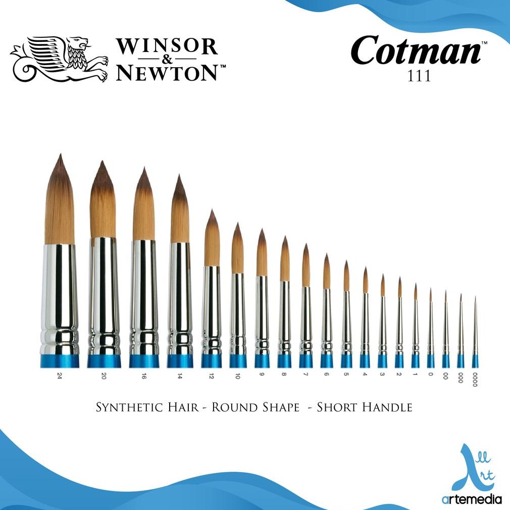 

Kuas Lukis Winsor & Newton Cotman Series 111 Round Synthetic Brush - 01/02