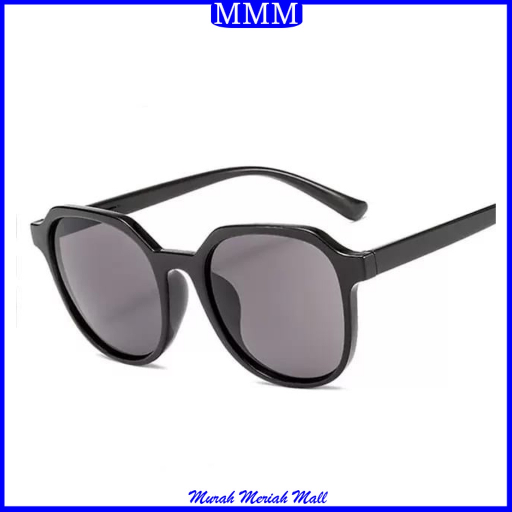 MMM Kacamata Fashion Wanita 1113 Kaca Mata Hitam Korea Ulzzang Gaya Vintage Retro Sunglasses Import
