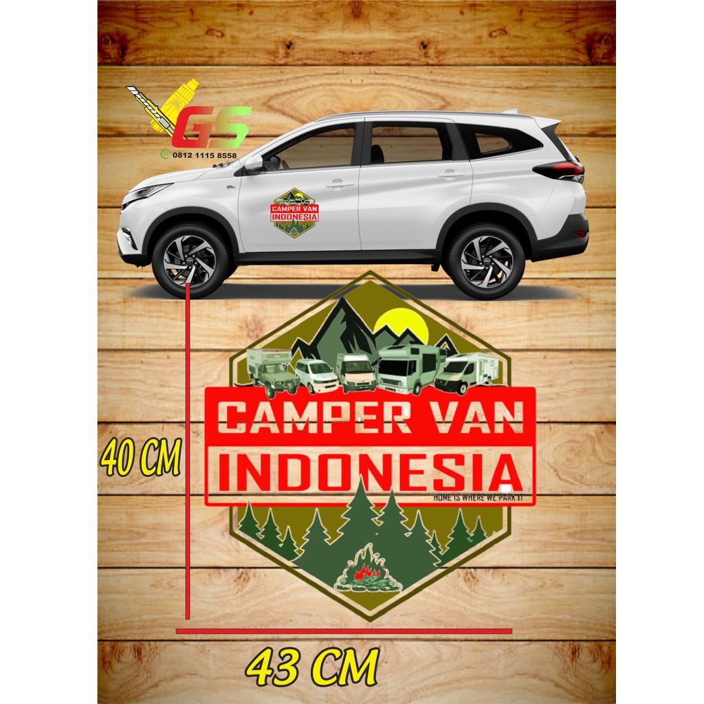 STICKER CAMPERVAN