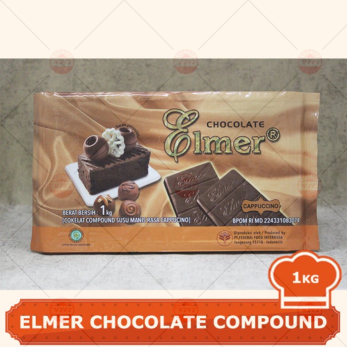 

COKLAT ELMER CHOCOLATE COMPOUND 1KG - GREENTEA