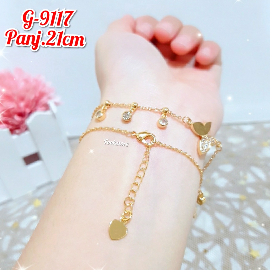 GELANG DEWASA MODEL RANTAI MOTIF TERBARU/G-9117