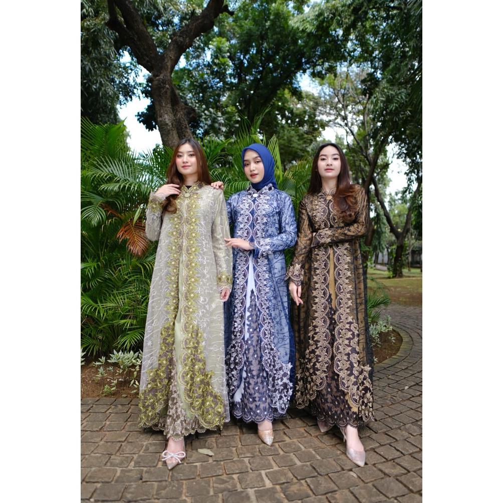 TERLARIS New Set Gamis Dress Mawar Thalita Series Original Pelangi Jaya Murah