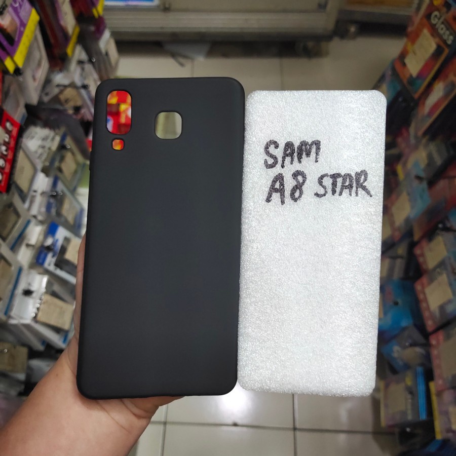 samsung A8 STAR Silikon soft case karet mantap murah meriah