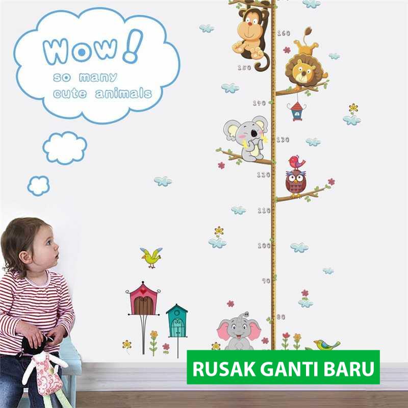 

(BISA COD!!!) ZOOYOO Wallpaper Stiker Dinding Pengukur Tinggi Badan Anak Room Decor - HM0178