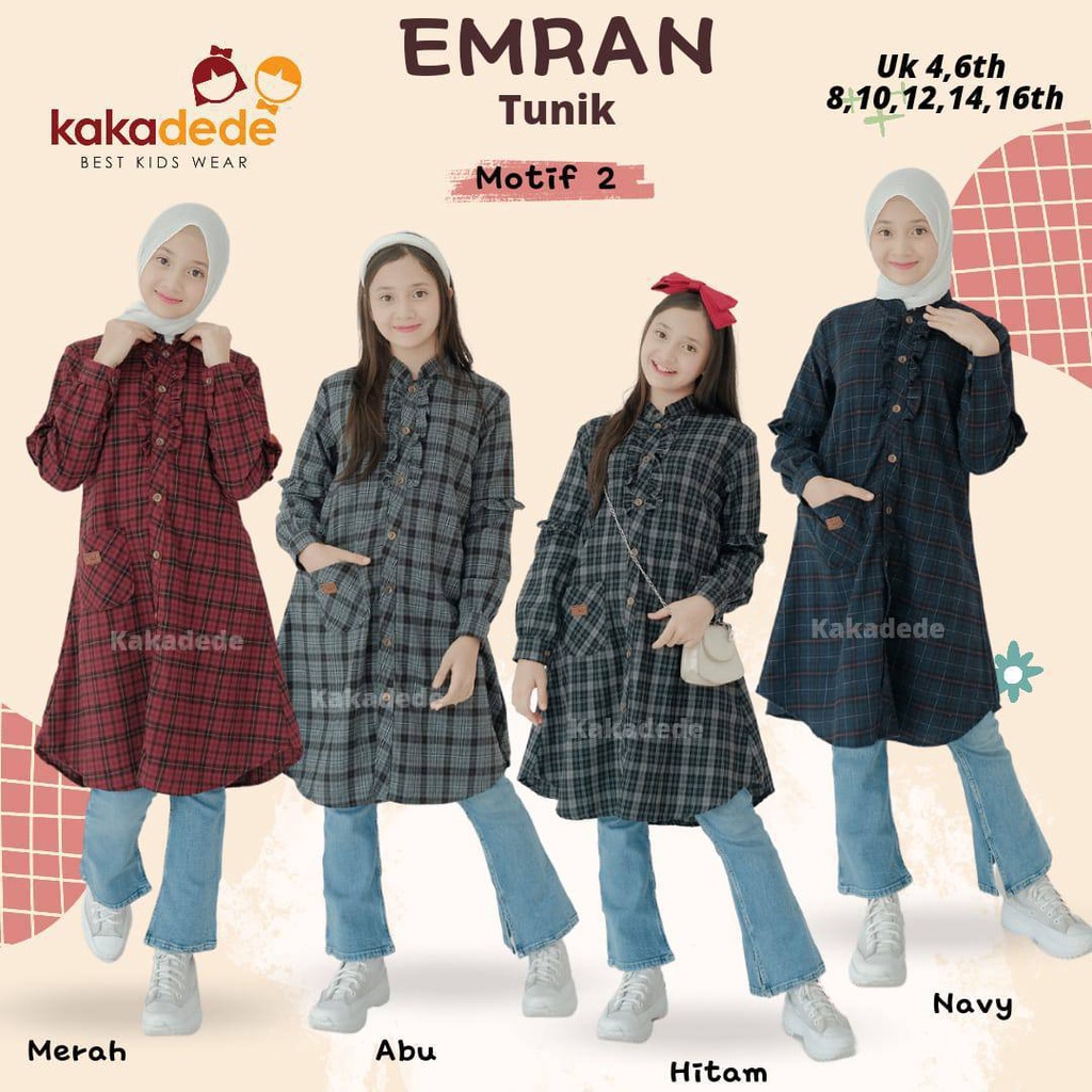 Tunik anak Emran by kakadede motif 2