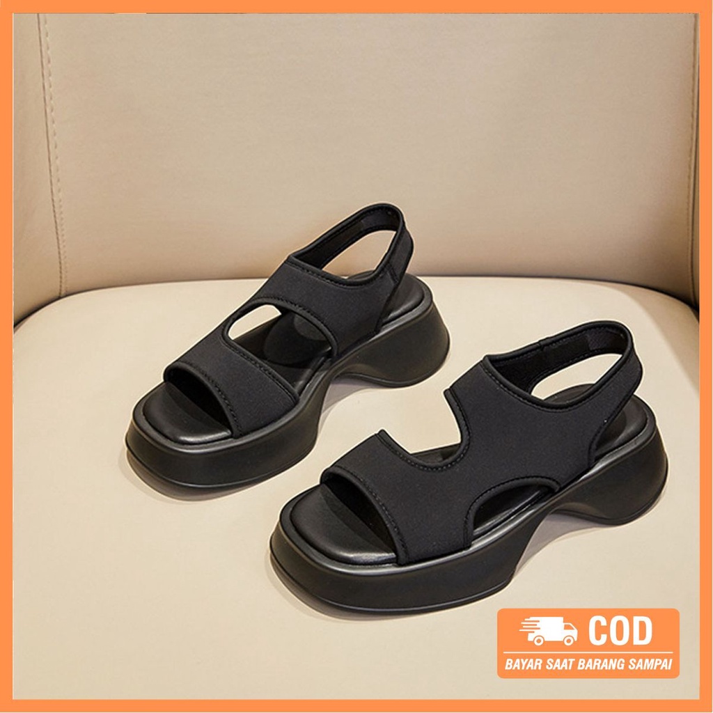 [ ORIGINAL IMPORT ] Sepatu Sandal Slip On Wanita Import Premium Quality SI181