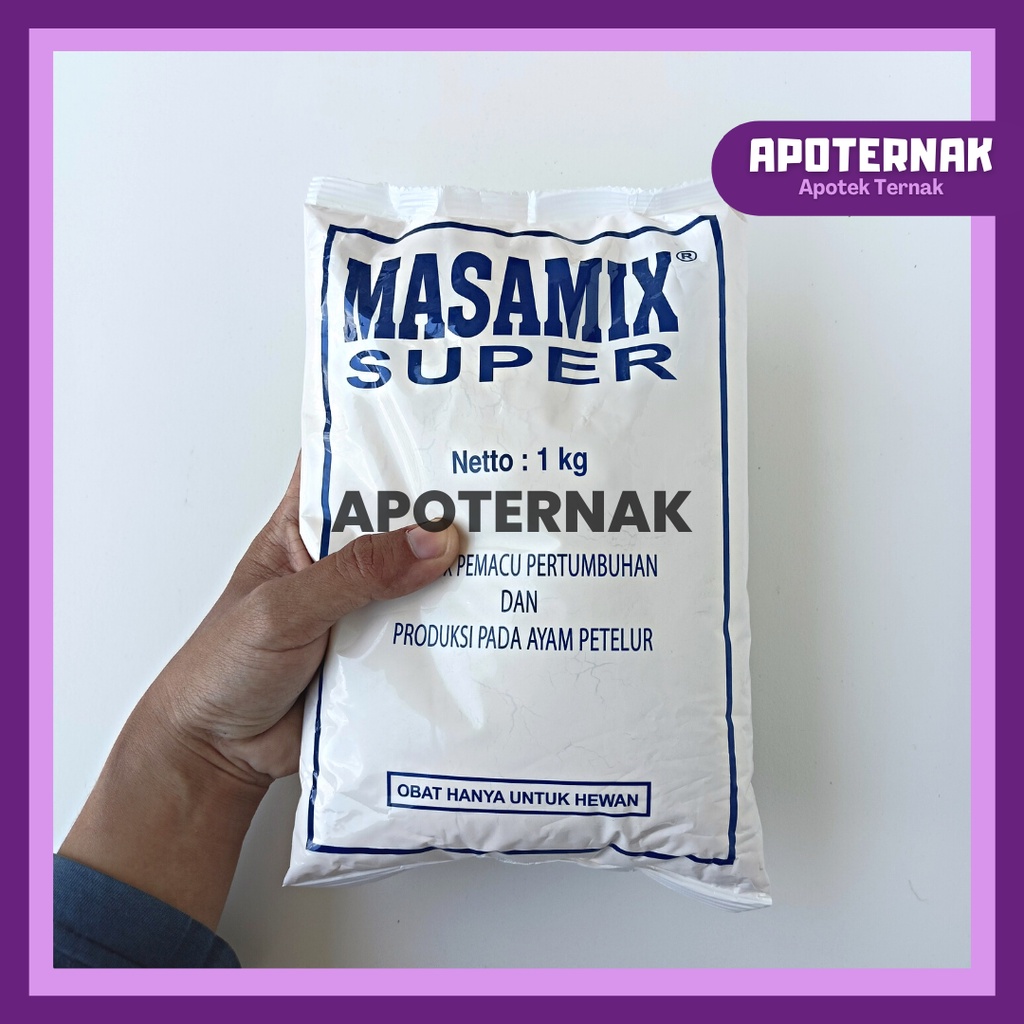 MASAMIX SUPER PETELUR 30 Kg | Premix Pemacu Pertumbuhan dan Produksi Telur Untuk Ayam Petelur | Premix Ayam Petelur | Masamix