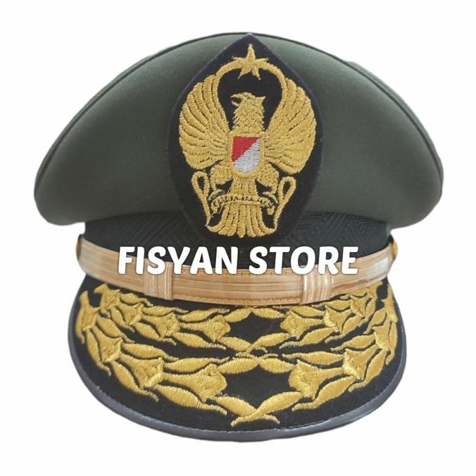 Topi Pet PDU Pati TNI AD | Topi Pet TNI AD