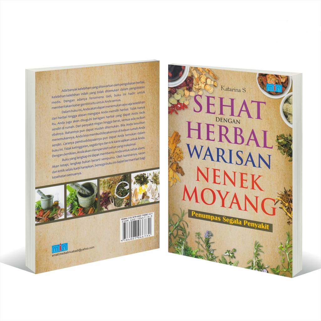 BUKU KESEHATAN : SEHAT DENGAN HERBAL WARISAN NENEK MOYANG [ORIGINAL]