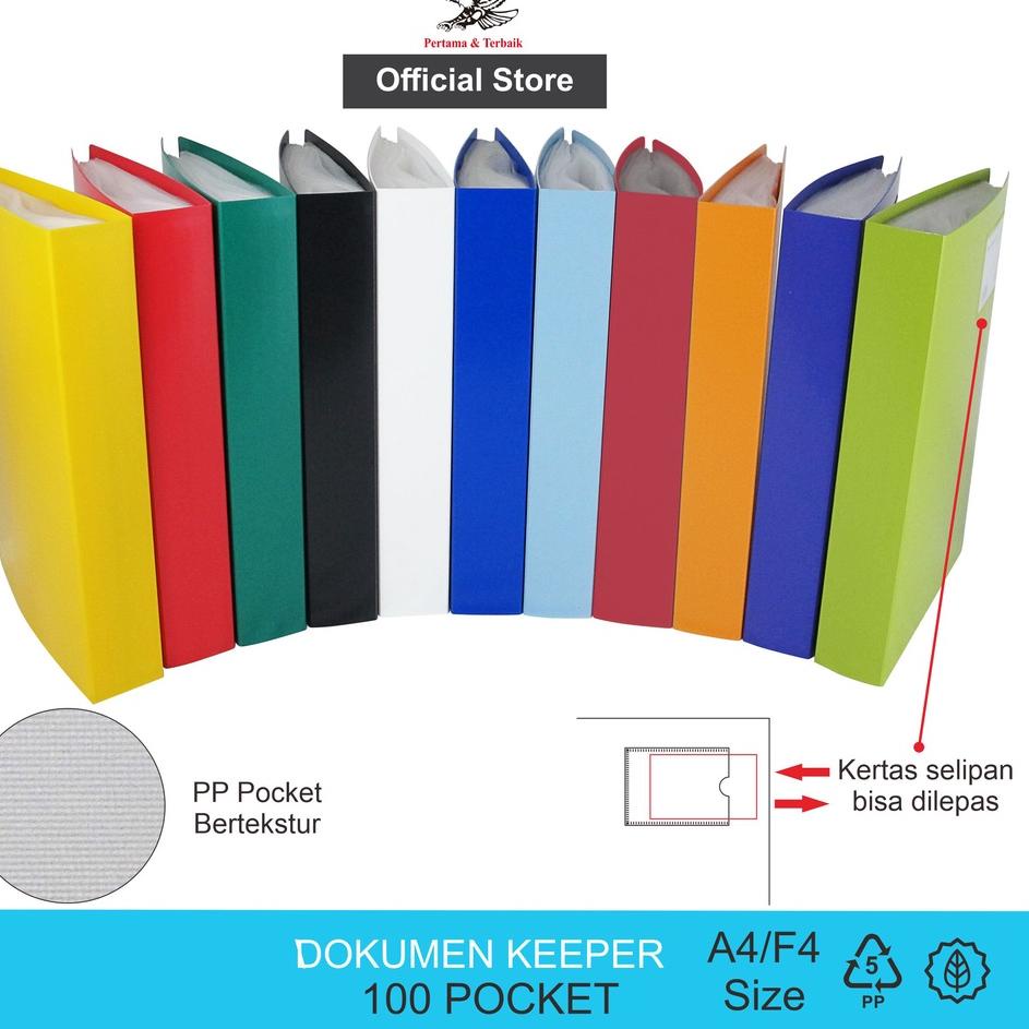 

♩ Dokumen Keeper / Clear Holder / Document Keeper / Display Book EAGLE A4 / F Pocket ❈
