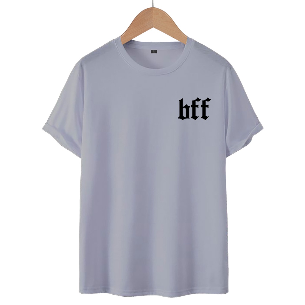 KAOS T-SHIRT LOGO BFF / KAOS DISTRO WANITA.