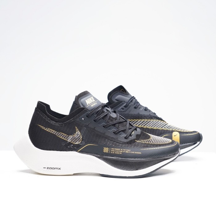 Nike ZoomX Vaporfly Next% 2 BlackMetallic Gold Coin White - 40