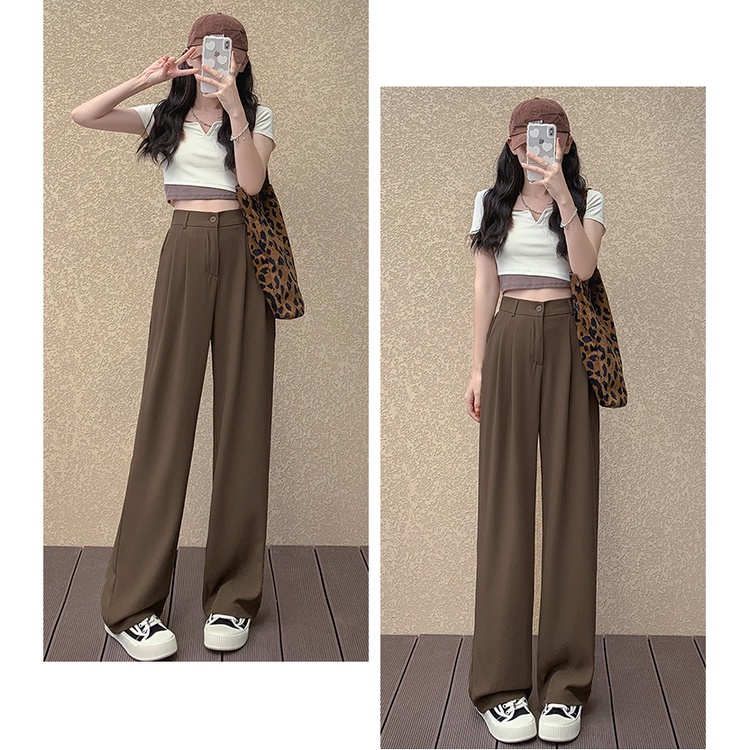 Highwaist Kulot Loose Wanita Kekinian / Celana Panjang Setelan Wanita Korea Style