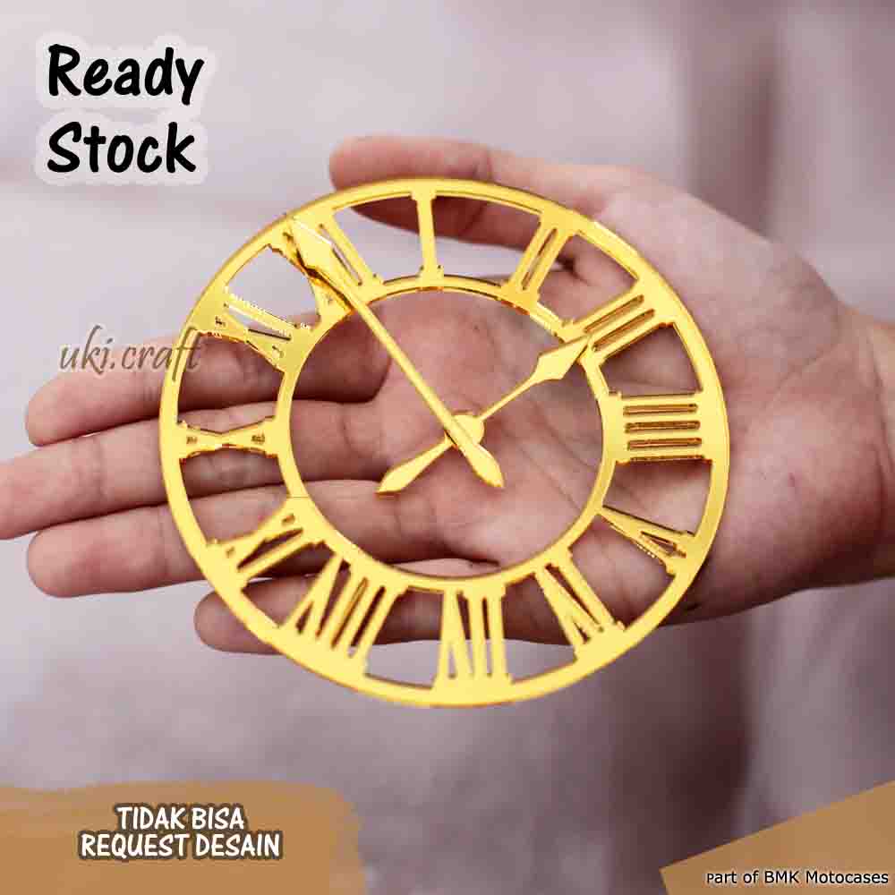 Ukiran Bentuk Jam 12cm Chipboard Jam Scrapbook Mdf Chipboard Bentuk Jam Hiasan Mahar Ukiran Bentuk J