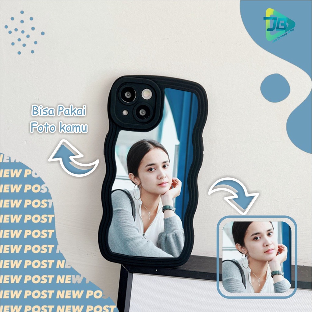 CUSTOM SOFTCASE SILIKON GELOMBANG WAVY CUSTOM REQUEST GAMBAR FOTO FOR XIAOMI REDMI 4A 4X 5A A1+ 6 6A 8 8A PRO 9 9A 9C 10A 9T 10 5G 2022 10C C40 POCO X3 PRO M3 M5 NOTE 4 4X 5 5A PRIME 7 8 9 10 11 12 PRO JB7949