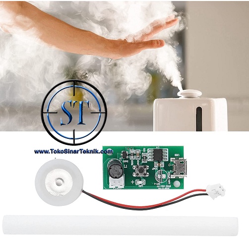 Modul Micro USB Papan Circuit Board PCB Ultrasonic Atomizer Humidifier USB 5v Pembuat Kabut Mist Fogging