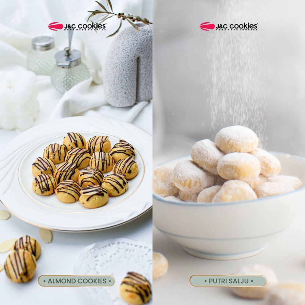 J&amp;C Cookies JnC Cookies Reguler Toples Kaca Peanut and Fruit Series