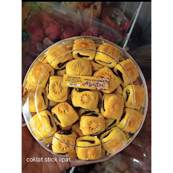 

nastar coklat setik lipat