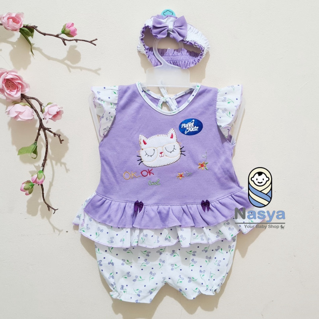 [P-014] Dress Bayi Perempuan 0-6 m / Setelan Bayi Perempuan