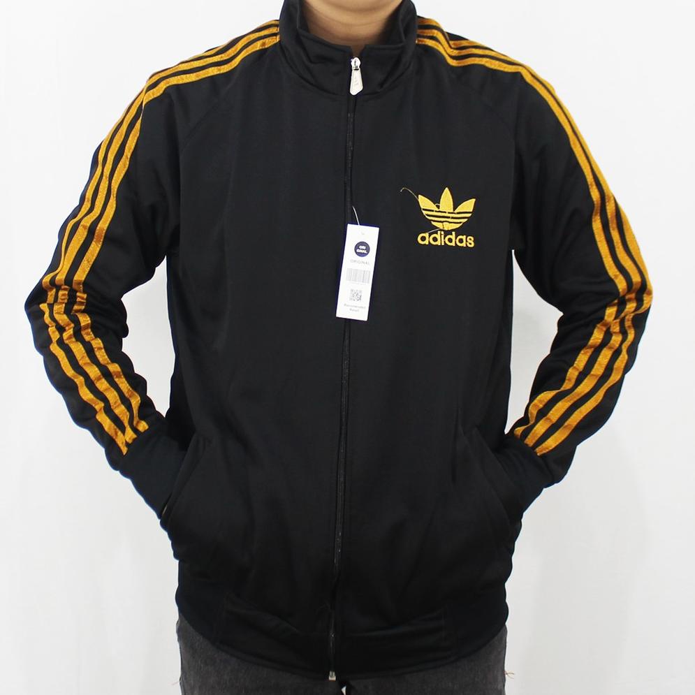 CHEKOUT JAKET ADIDAS FIREBIRD HITAM LIST M L XL - JAKET FIREBIRD ADIDAS - JAKET OLAH RAGA - TRAINING