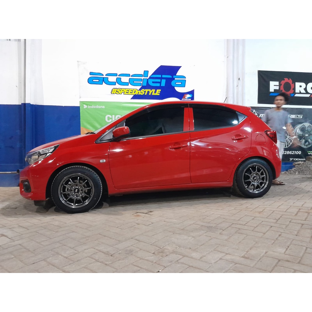 PAKETAN BRIO VELG BAN R15 BAN ACCELERA 185/55 R15 HSR BOROKO SRD RING15