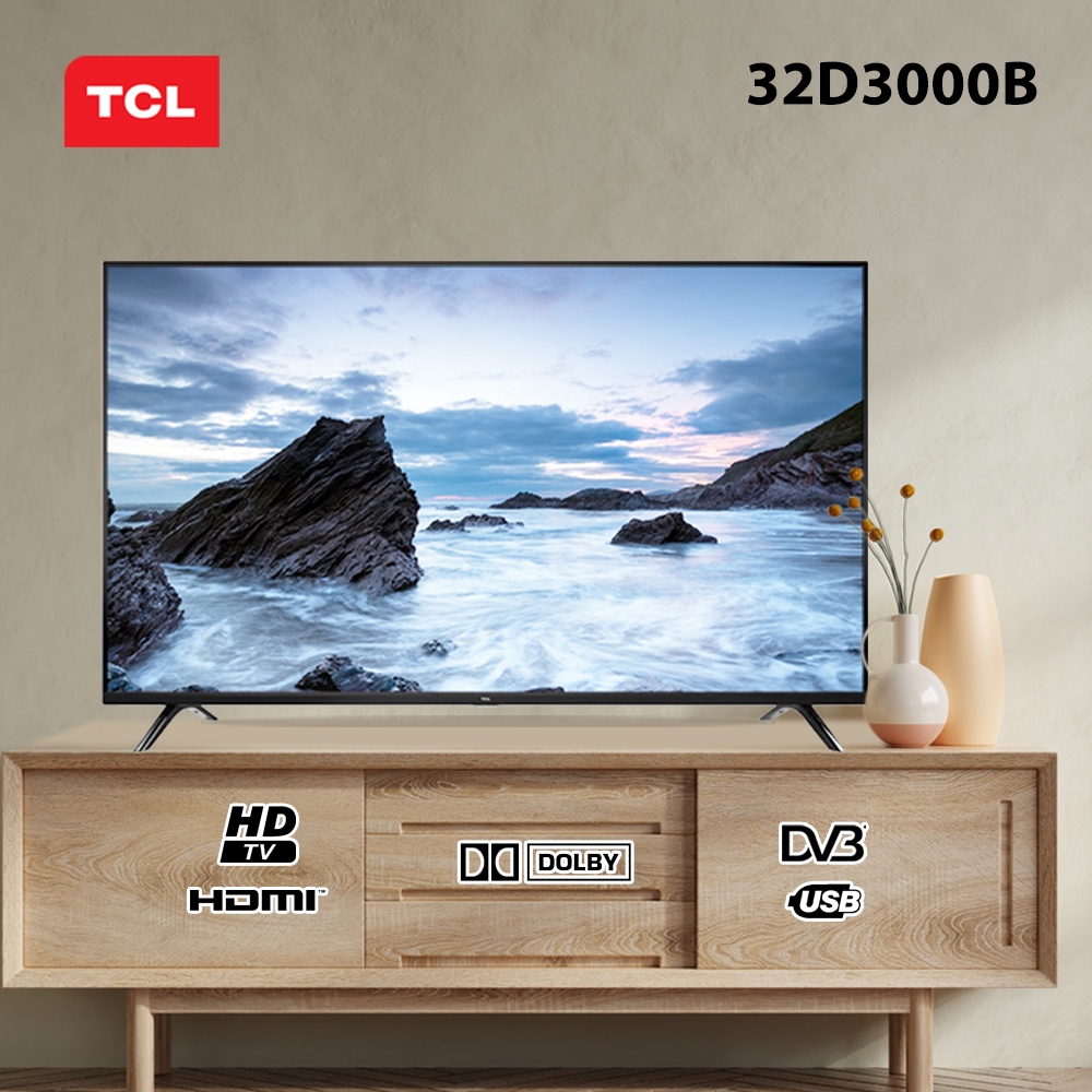 TCL 32" 32D3000B - TV Digital Simpel dan Murah 32 Inch Televisi