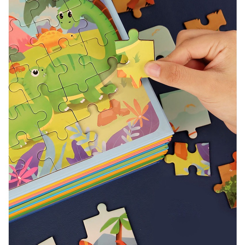 JX37 Magnetic Leveled Puzzle Book - Mainan Puzzle Anak