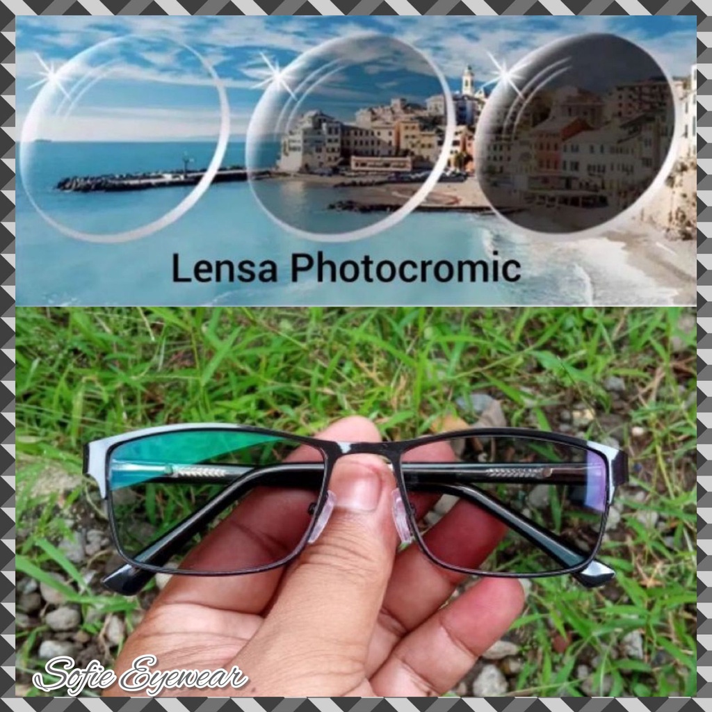 KACAMATA PHOTOCHROMIC DAN ANTIRADIASI - Kacamata Minus Plus Pria Wanita ALITALIA SERIES