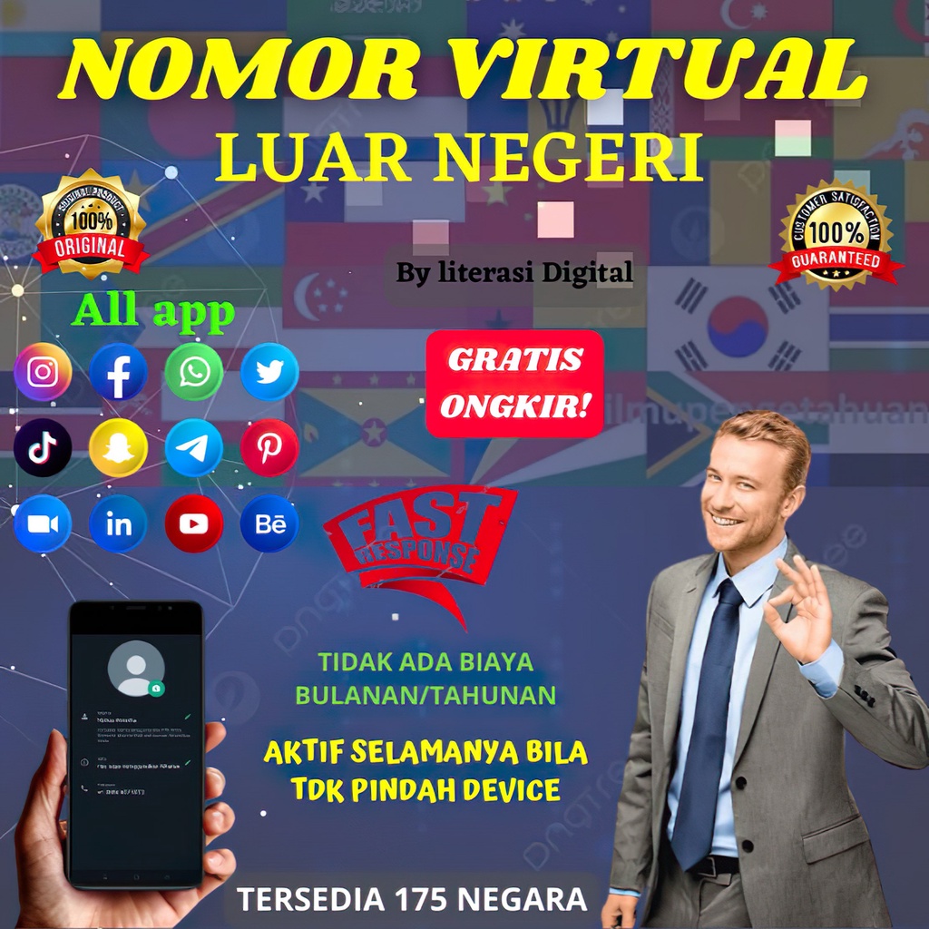 NOMOR VIRTUAL LUAR NEGERI UNTUK WEA TELE DLL