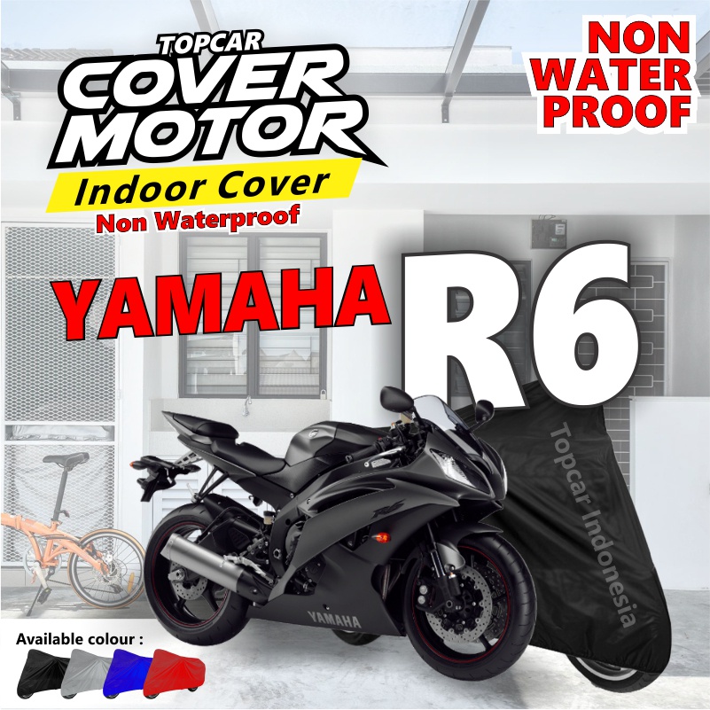 Cover Motor Yamaha R6 Indor Indoor Non Waterproof Teras Dalam Ruangan by Topcar