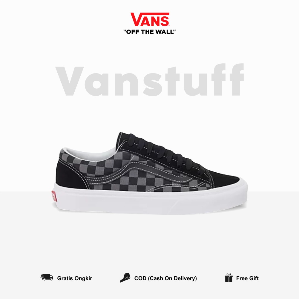 Vans Style 36 Decon Sf Pewter Checkerboard Black Grey Original 100% BNIBWT Global Market Authentic Guarated Cowo Couple Cream